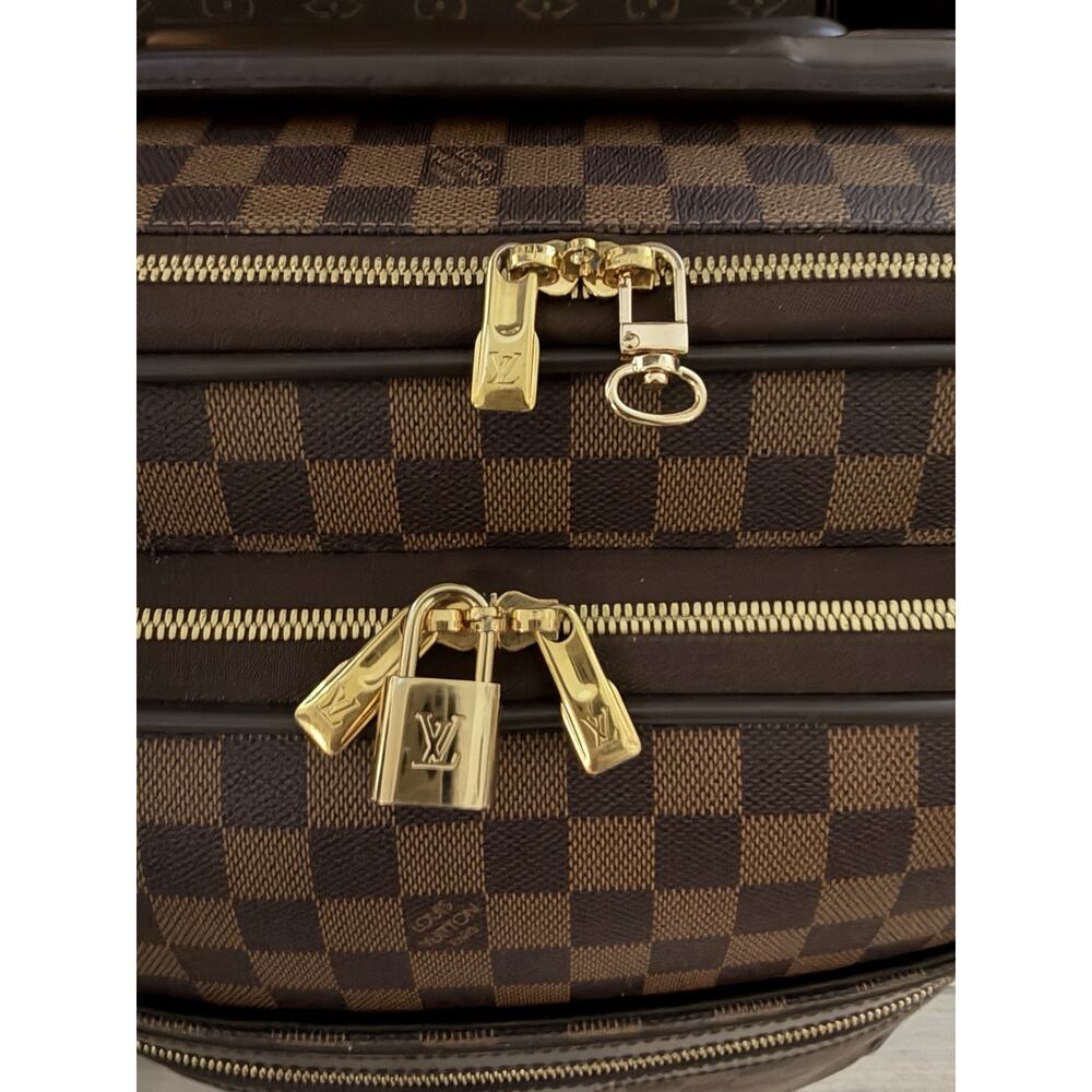 Louis Vuitton Pegase 55 Legere Suitcase Damier Ebene w/ Cover Garment Dustbag - Picture 11 of 16